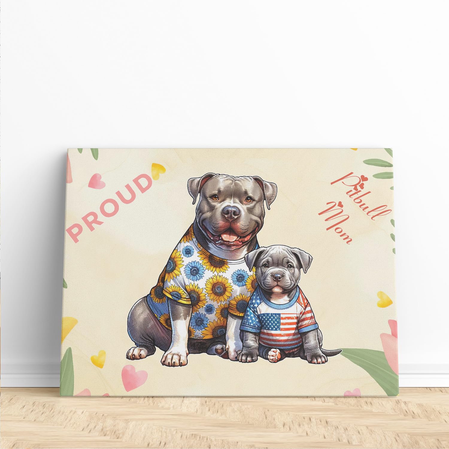 Amazon.com: Ninety3POD Happy Mother's Day Proud Pitbull Mom